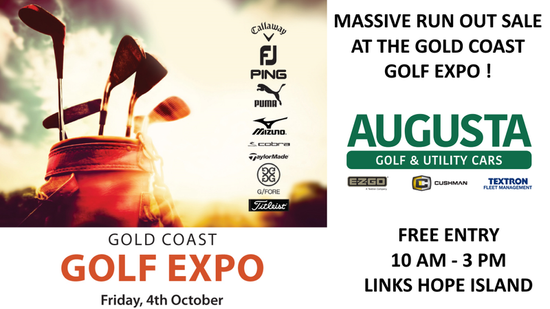Come find us at the Gold Coast Golf Expo